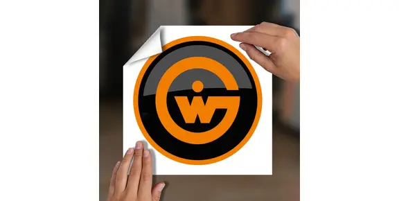 Window Graphics - External Apply, Facing Externally - Solid White Sticker with Lightblock