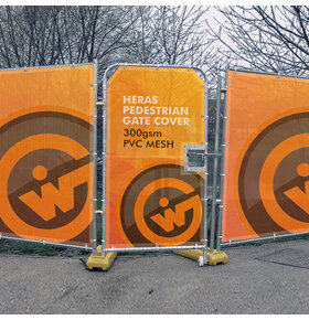 Heras Fence Pedestrian Gate Covers