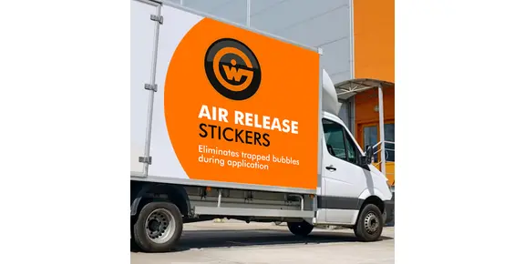 Vinyl & Stickers - Normal Stickers - Air Release - White - Printed