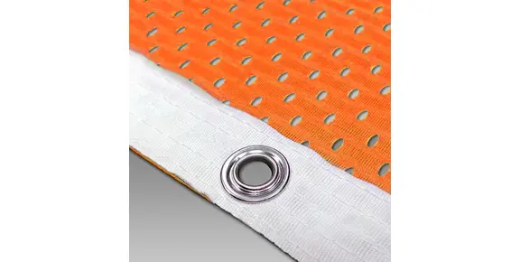 Flags & Textile Printing - Fabric Banners & Stagedrops - Banners - Airmesh (Scrim, Air Flow) with Hem and Eyelets