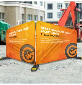 Double Sided Heras Fence Covers & Jackets