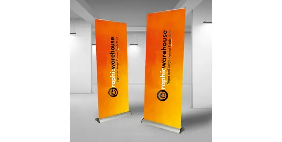 Roll Up & Pull Up Banner Stands - Reskins - Single Sided - 800mm Wide - Barracuda (Long Lasting)