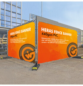 440gsm PVC Banner Heras Fence Banners