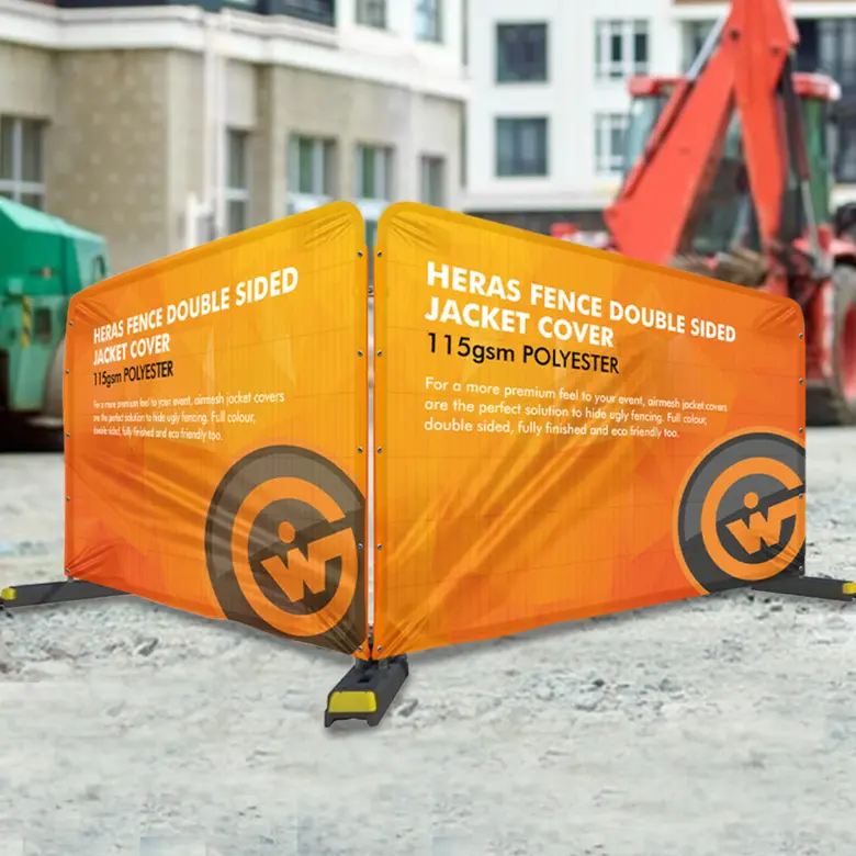Heras Fence Banners, Covers and Jackets