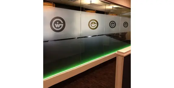 Window Graphics - Internal Apply, Facing Externally - Frosted - Plotted