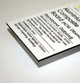 Rigid Board Printing - Unprinted - ACM Hoarding