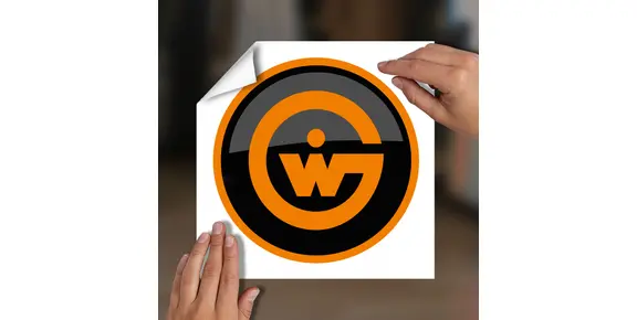 Window Graphics - External Apply, Facing Externally - Solid White Sticker