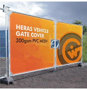 Heras Fence Vehicle Gate Covers