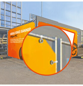 Heras Banners (Single Sided) - Angled Corners