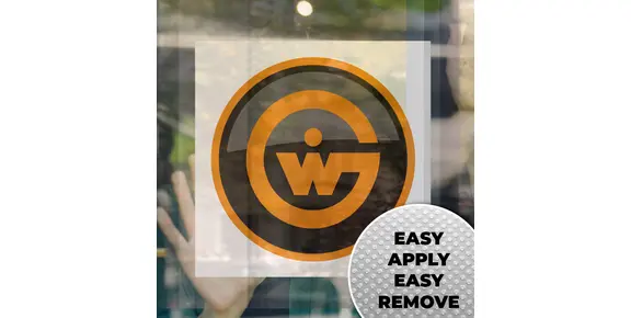 Window Graphics - Internal Apply, Facing Externally - Easy Apply