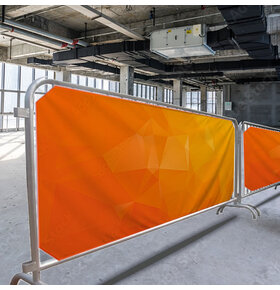 Pedestrian Barrier Banners (Single Sided)